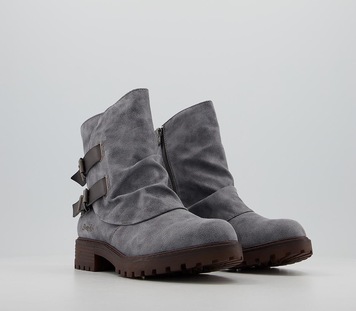 Blowfish Malibu Rigley4earth Ankle Boots Blowfish Malibu Rigley4earth Ankle Boots Greyfin Recycled
