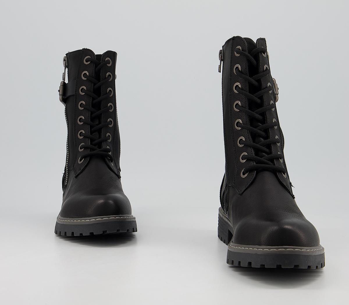 Blowfish MalibuRauly Zip Boots Blowfish MalibuRauly Zip BootsBlack