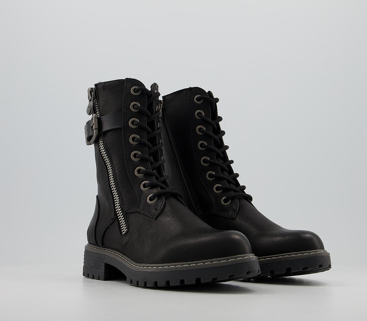 Blowfish MalibuRauly Zip Boots Blowfish MalibuRauly Zip BootsBlack