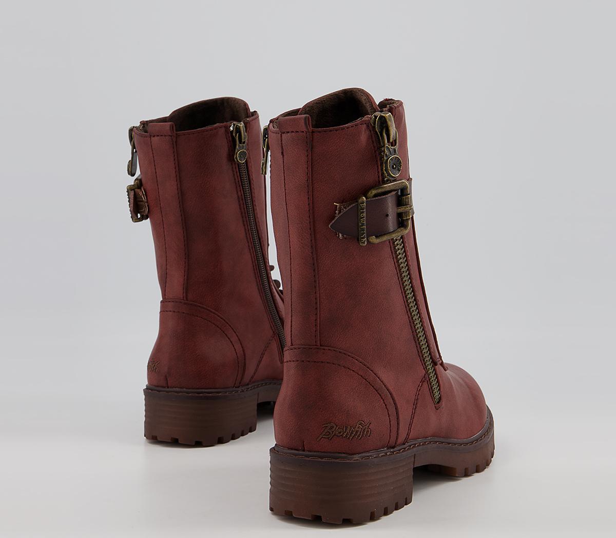 Blowfish Malibu Rauly Zip Boots Blowfish Malibu Rauly Zip Boots Brick