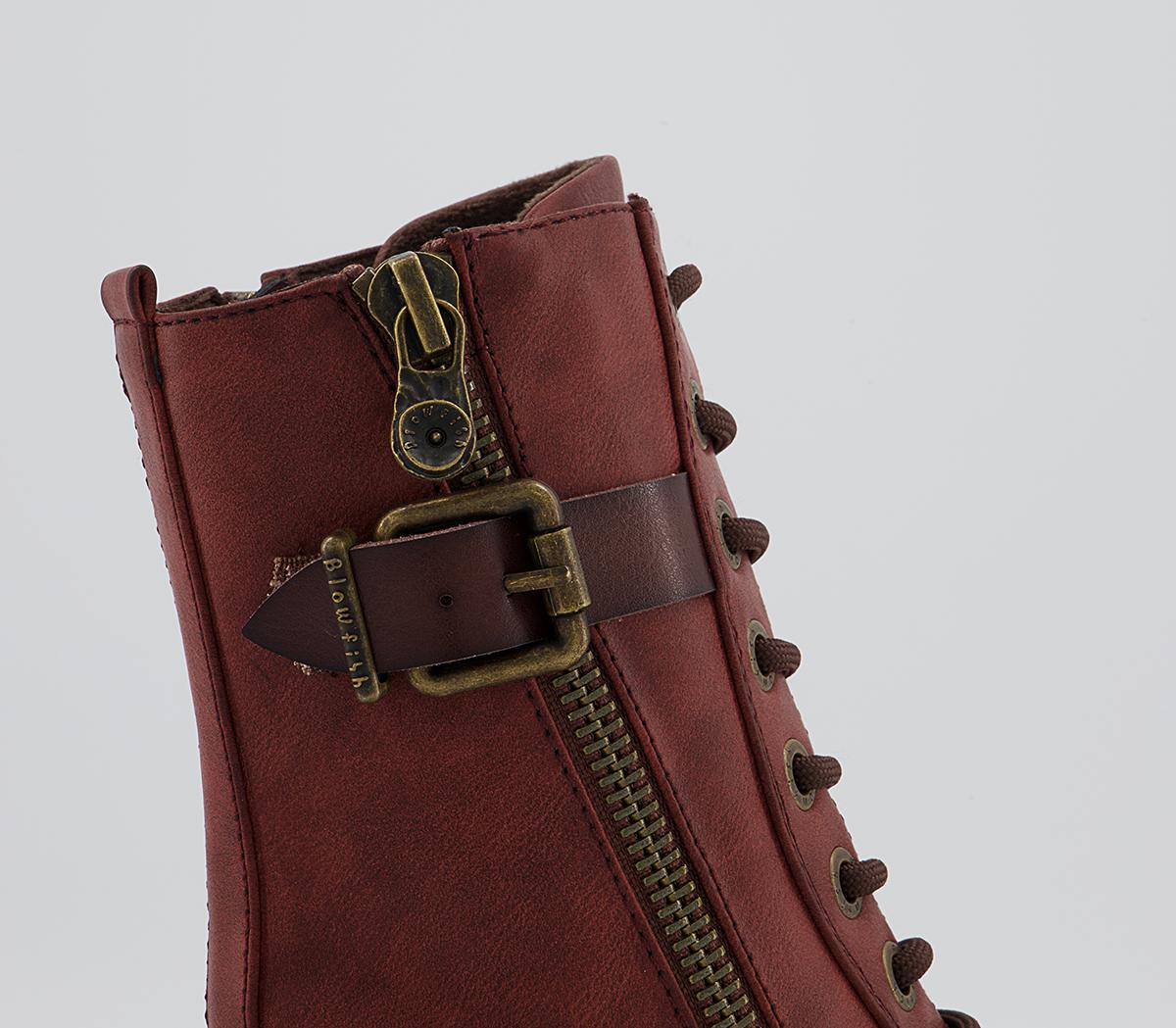 Blowfish Malibu Rauly Zip Boots Blowfish Malibu Rauly Zip Boots Brick