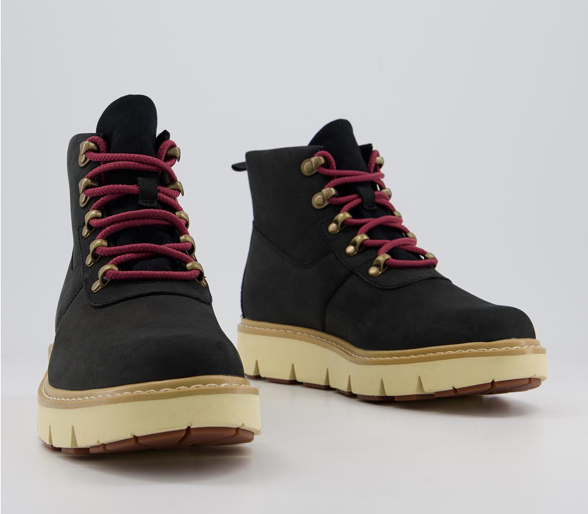 Timberland Raywood Alpine Hiker Boots Black Nubuck - Women's Ankle Boots