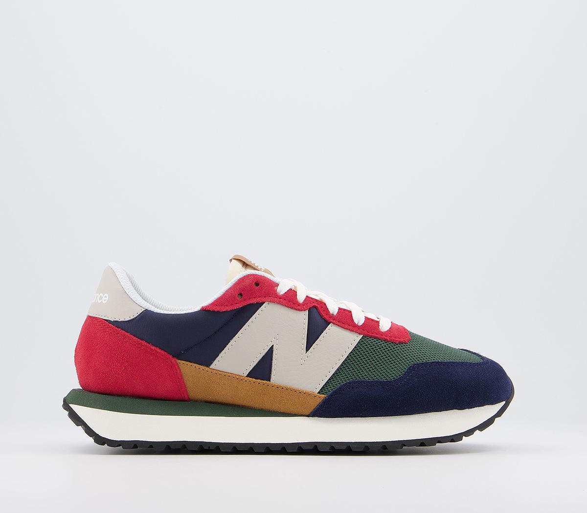 new balance trainers navy and red