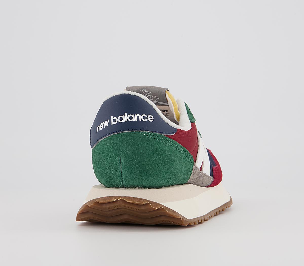 New Balance MS237 Trainers New Balance MS237 Trainers Burgundy Navy Green White Gum