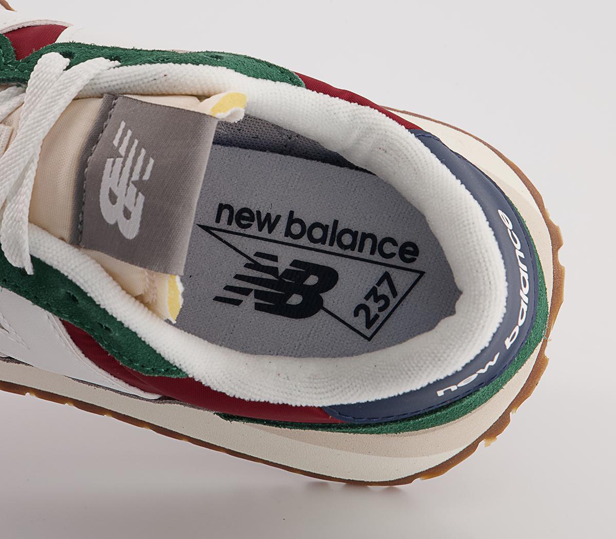 New Balance MS237 Trainers New Balance MS237 Trainers Burgundy Navy Green White Gum