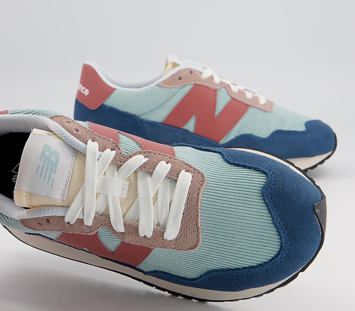 New Balance Ws237 Trainers New Balance Ws237 Trainers Lagoon Blue Red