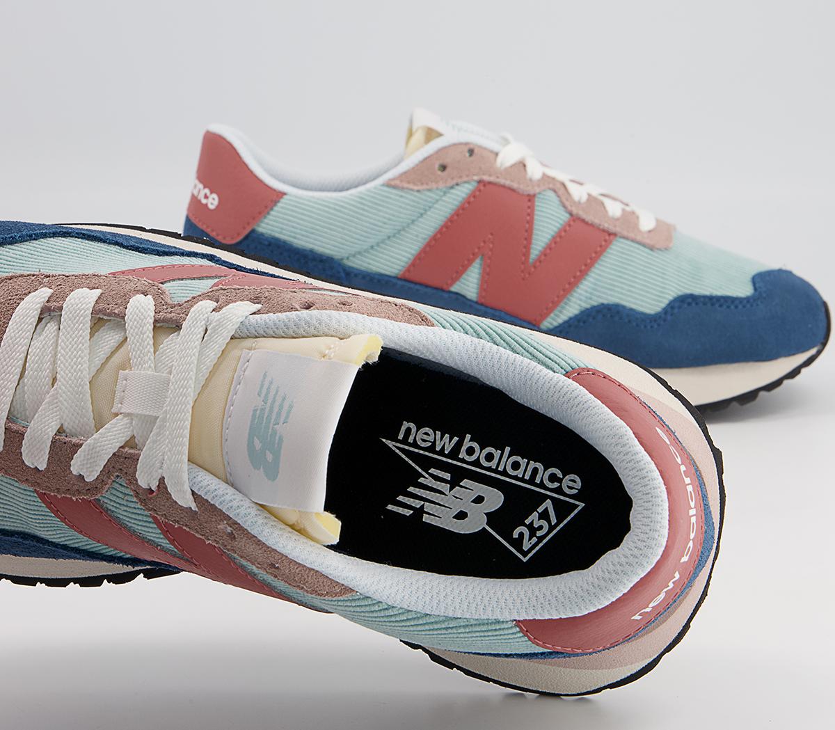 New Balance Ws237 Trainers New Balance Ws237 Trainers Lagoon Blue Red