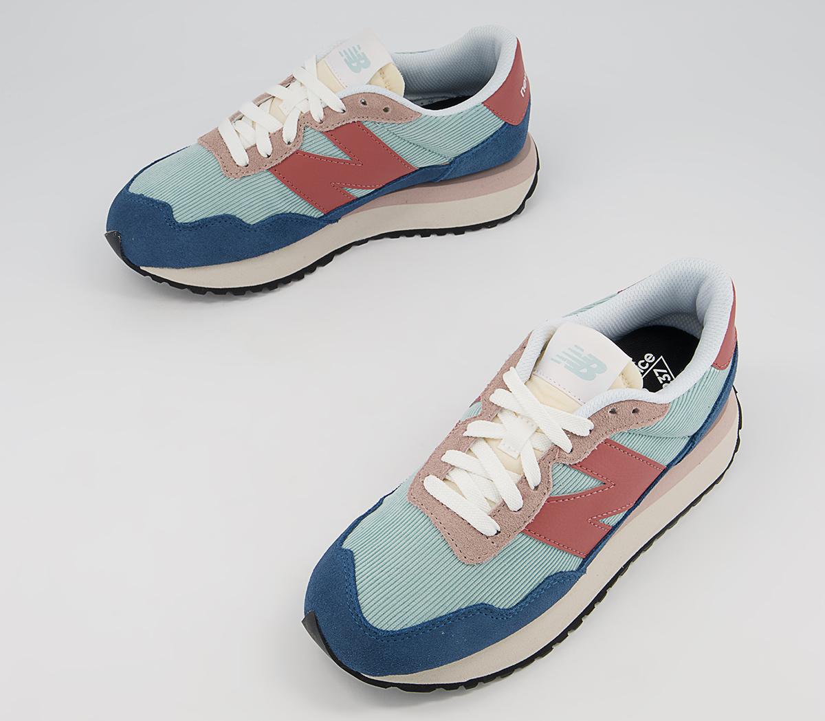 New Balance Ws237 Trainers New Balance Ws237 Trainers Lagoon Blue Red