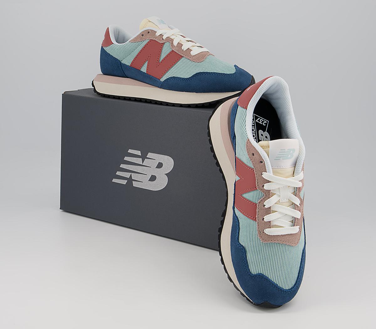 New Balance Ws237 Trainers New Balance Ws237 Trainers Lagoon Blue Red