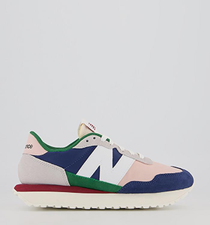New Balance WS237 Trainers Blue Pink Green White Red