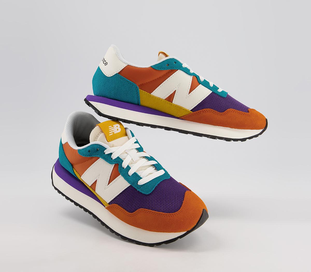 New Balance Ws237 Trainers Vintage Orange Unisex Sports