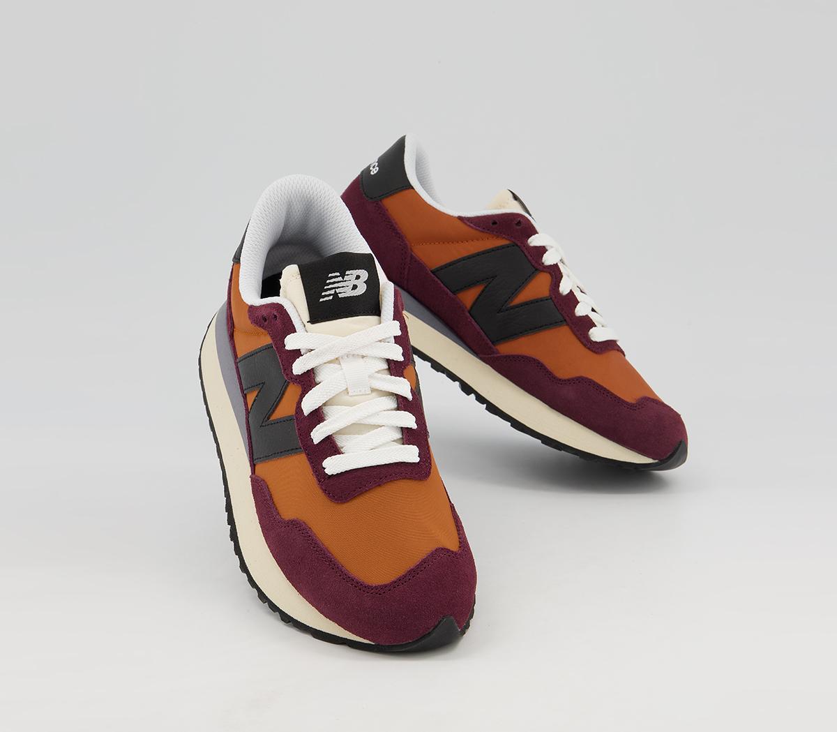 New Balance Ws237 Trainers Burgundy Orange Multi - Women's Trainers