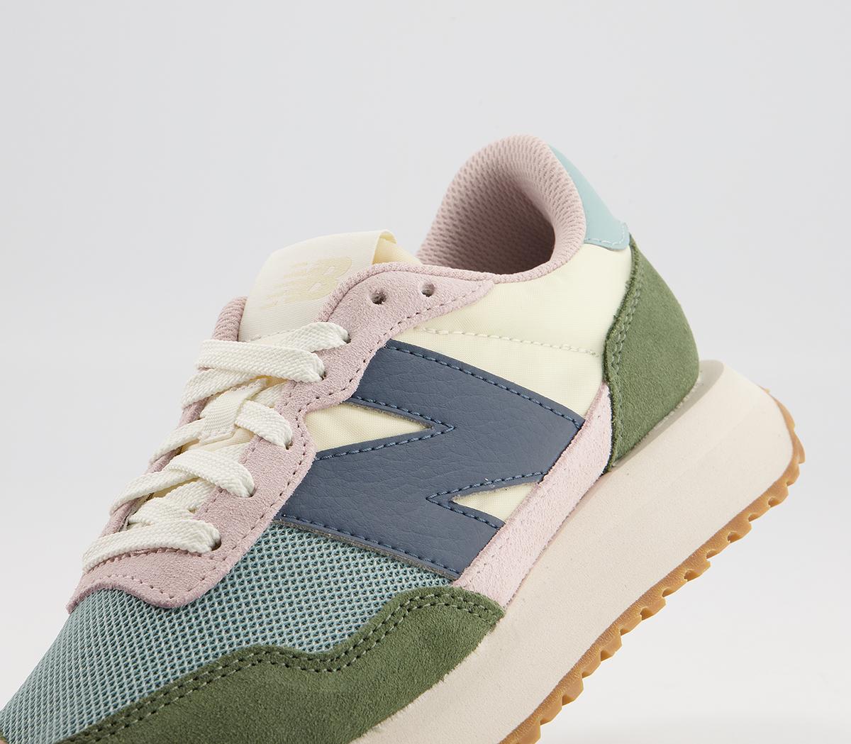 New Balance Ws237 Trainers Green Blue Purple Sneaker damen