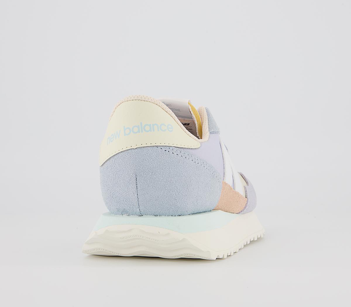 New Balance WS237 Trainers New Balance WS237 Trainers Pastel Lilac Mint Peach White