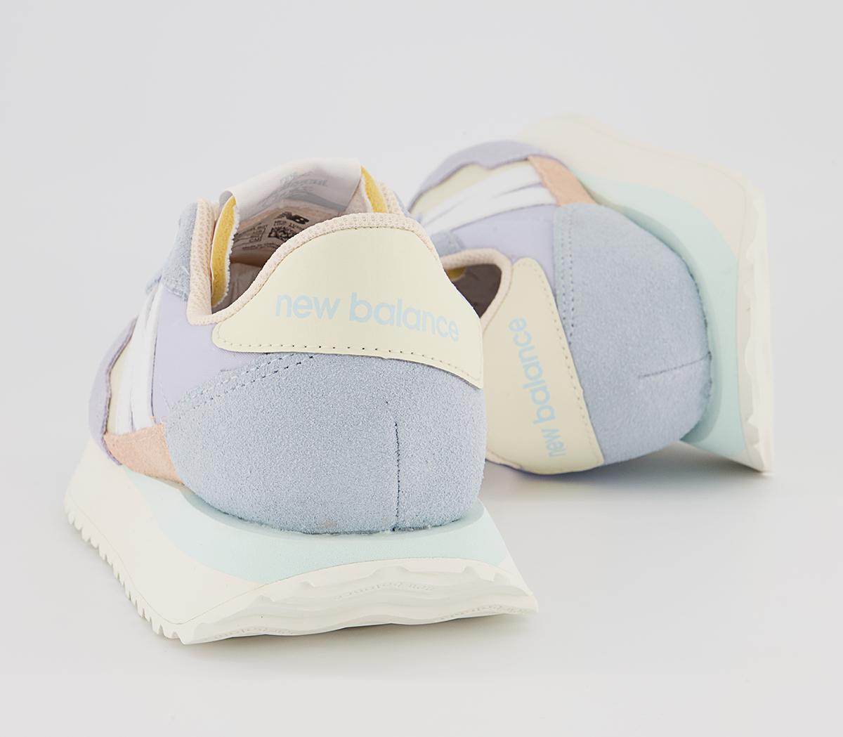 New Balance WS237 Trainers New Balance WS237 Trainers Pastel Lilac Mint Peach White