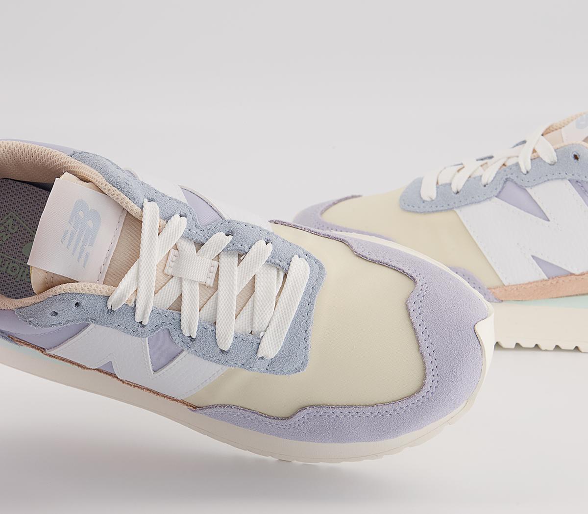 New Balance WS237 Trainers New Balance WS237 Trainers Pastel Lilac Mint Peach White