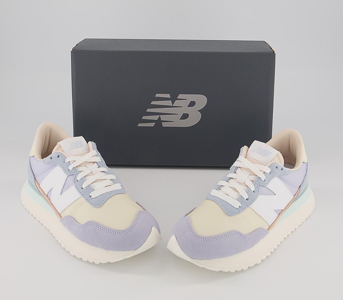 New Balance WS237 Trainers New Balance WS237 Trainers Pastel Lilac Mint Peach White
