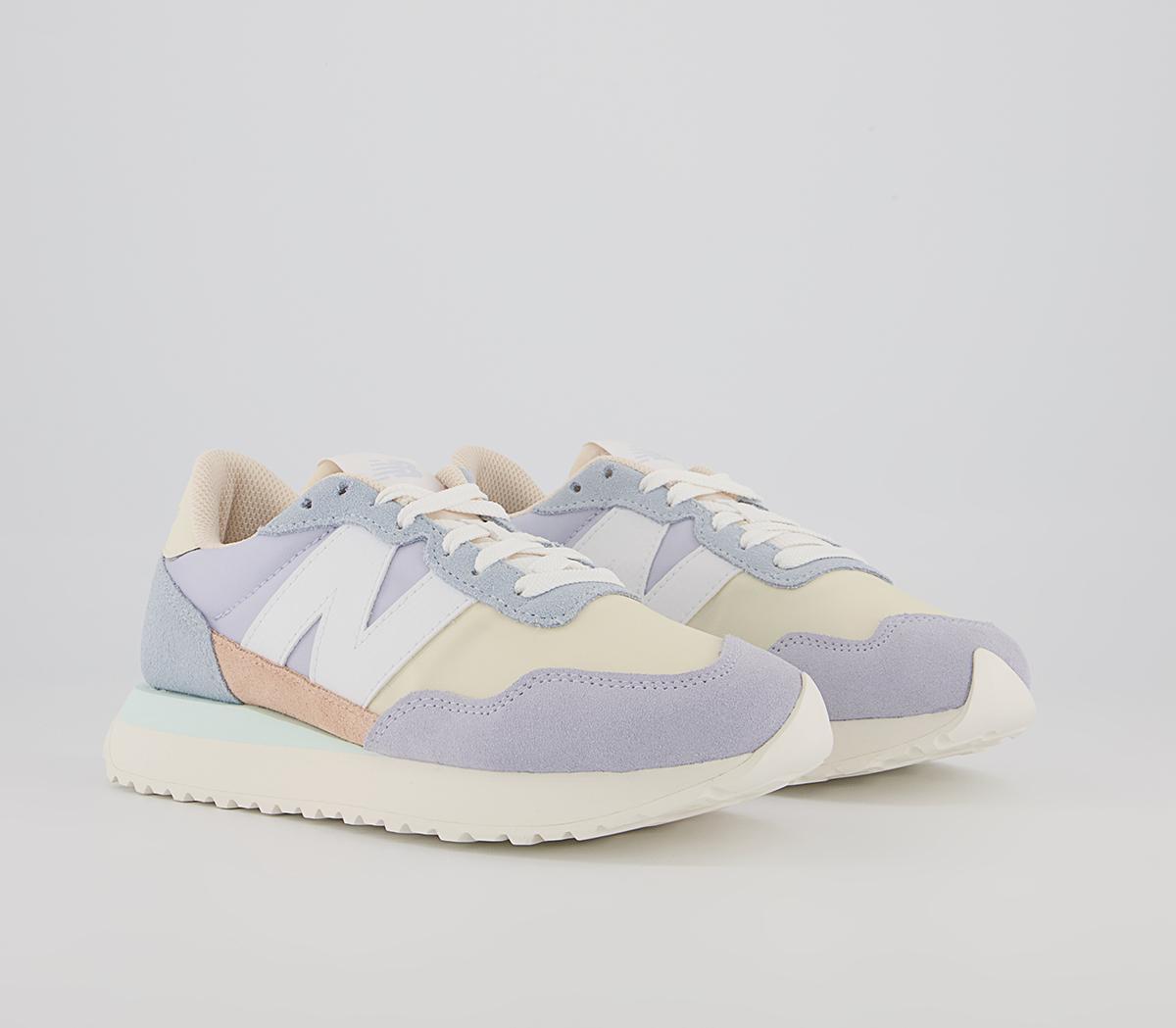 New Balance WS237 Trainers New Balance WS237 Trainers Pastel Lilac Mint Peach White