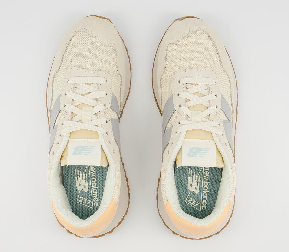 New Balance Ws237 Trainers New Balance Ws237 Trainers Natural Grey Orange