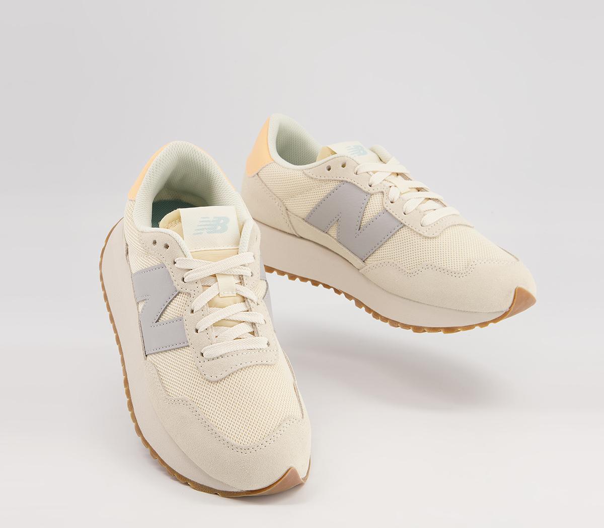 New Balance Ws237 Trainers New Balance Ws237 Trainers Natural Grey Orange