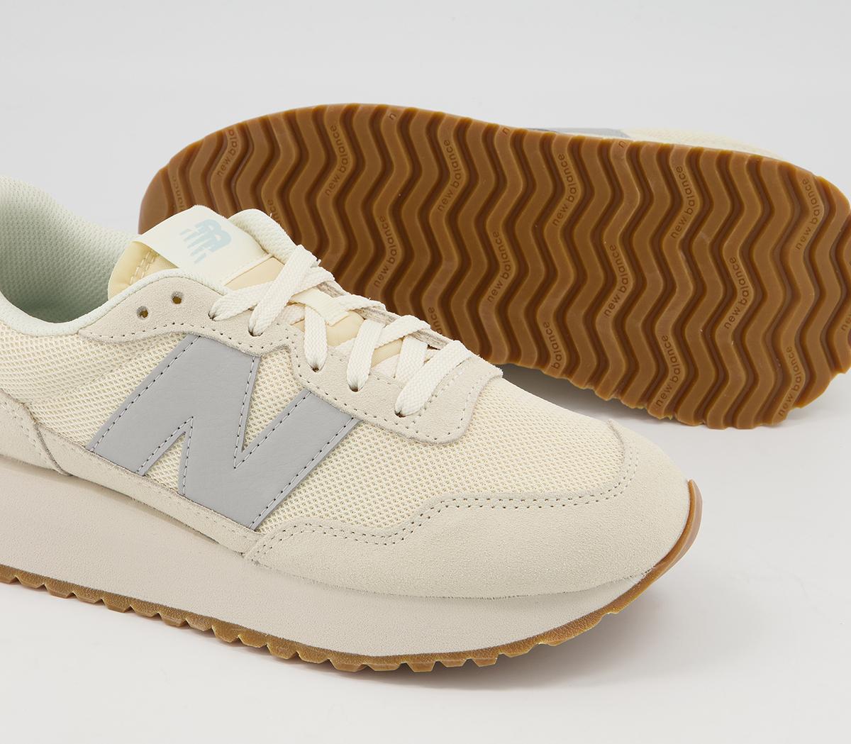 New Balance Ws237 Trainers New Balance Ws237 Trainers Natural Grey Orange