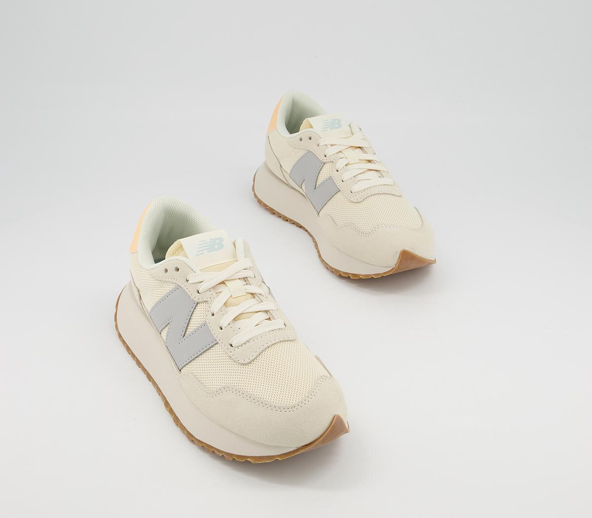 New Balance Ws237 Trainers New Balance Ws237 Trainers Natural Grey Orange