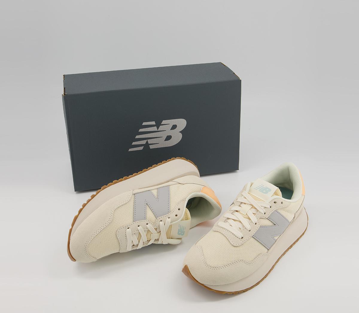 New Balance Ws237 Trainers New Balance Ws237 Trainers Natural Grey Orange