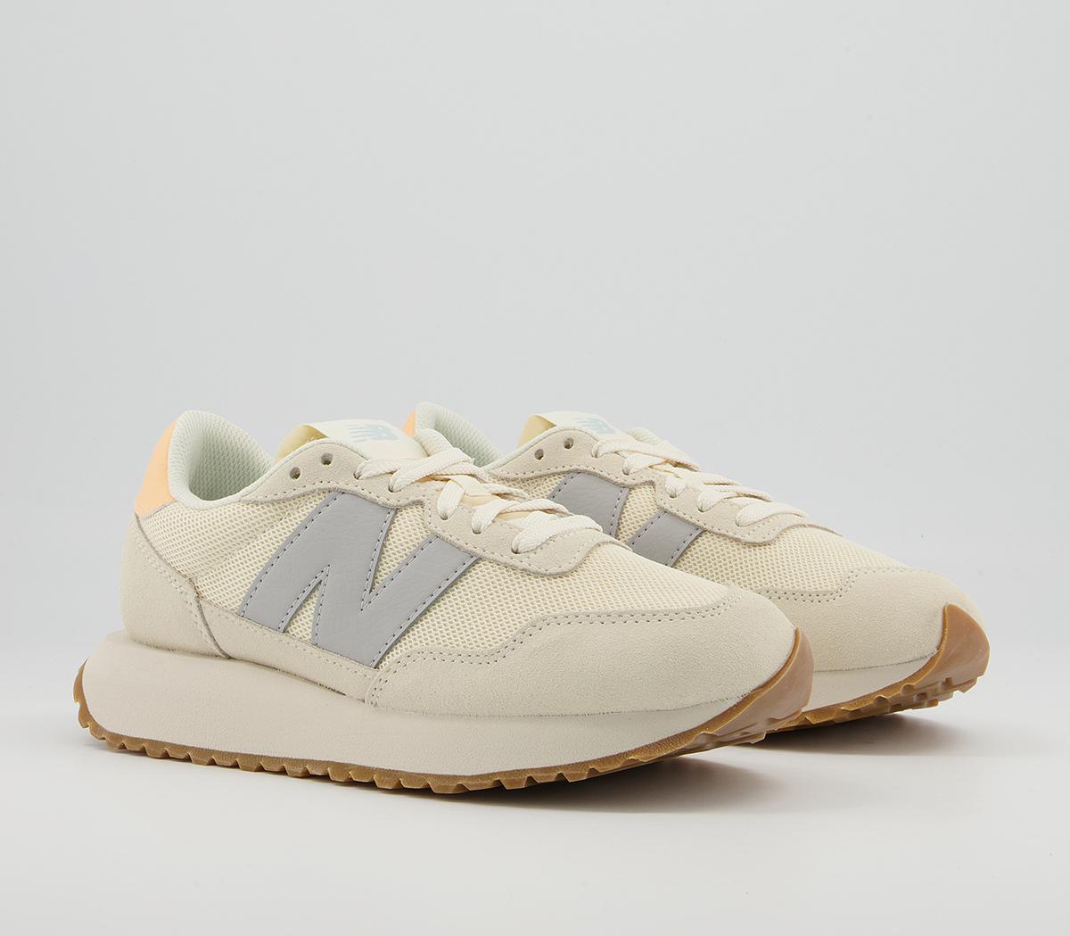 New Balance Ws237 Trainers New Balance Ws237 Trainers Natural Grey Orange