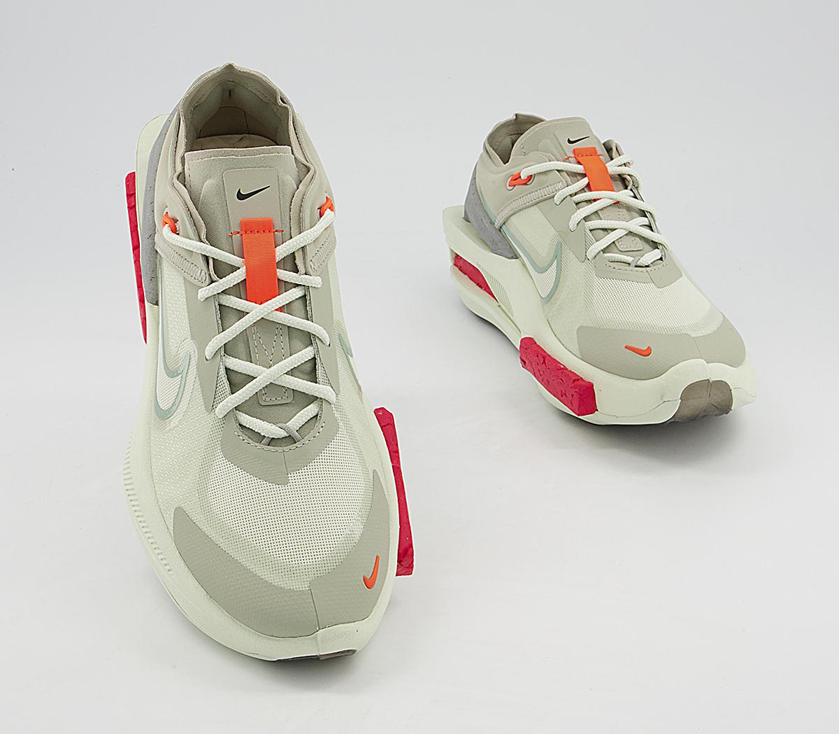 Nike Fontanka Edge Trainers Nike Fontanka Edge Trainers Stone Steam Black Sea Glass Crimson Red