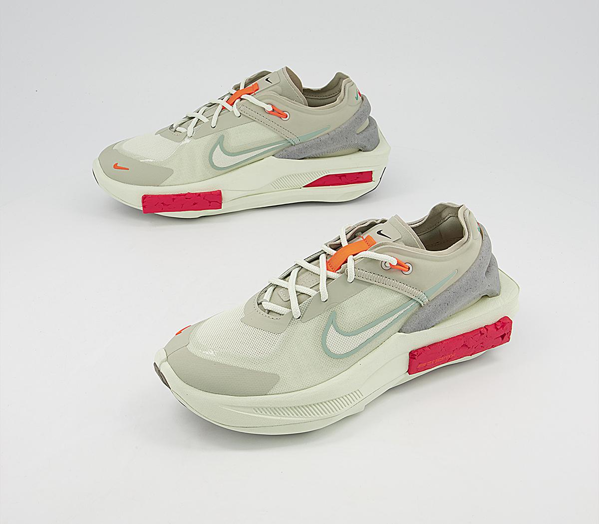 Nike Fontanka Edge Trainers Nike Fontanka Edge Trainers Stone Steam Black Sea Glass Crimson Red