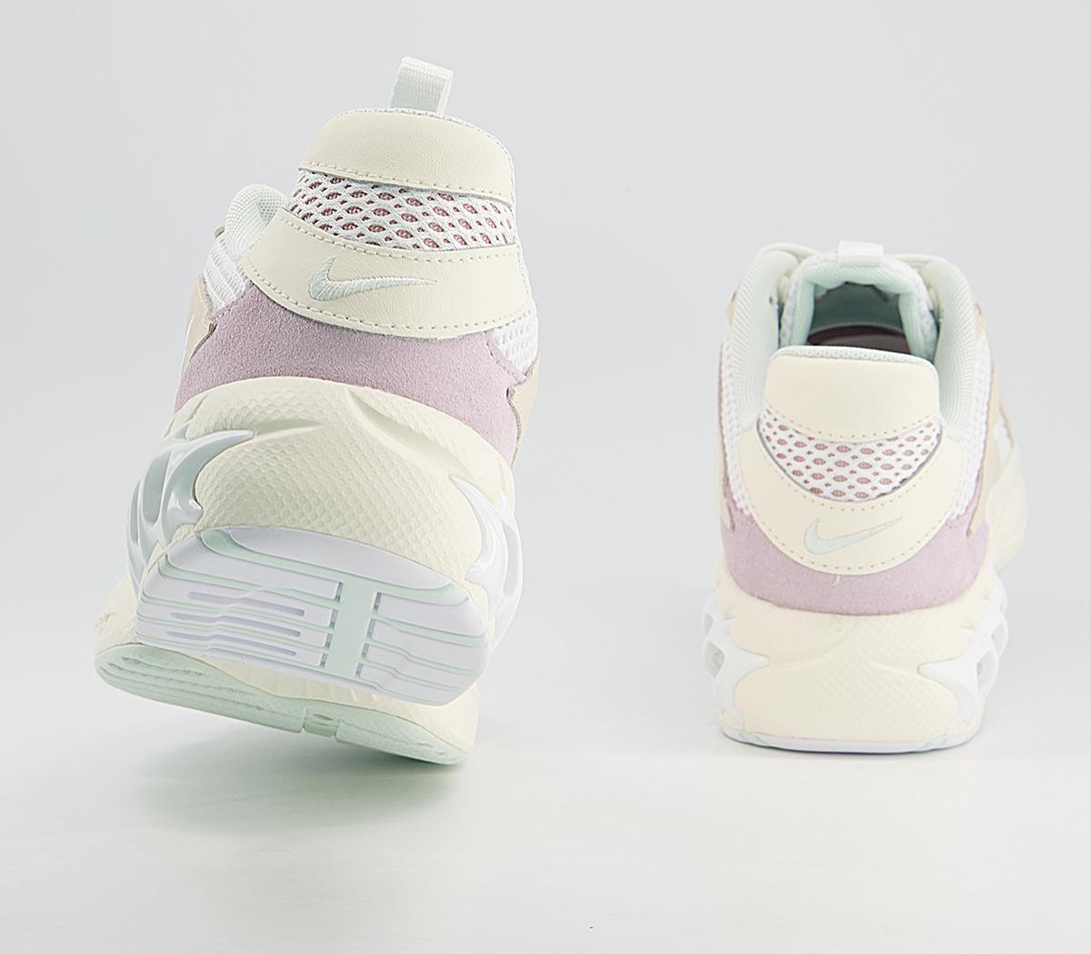Nike Nike Zoom Air Fire Trainers Pearl White Pale Ivory Lilac Green ...
