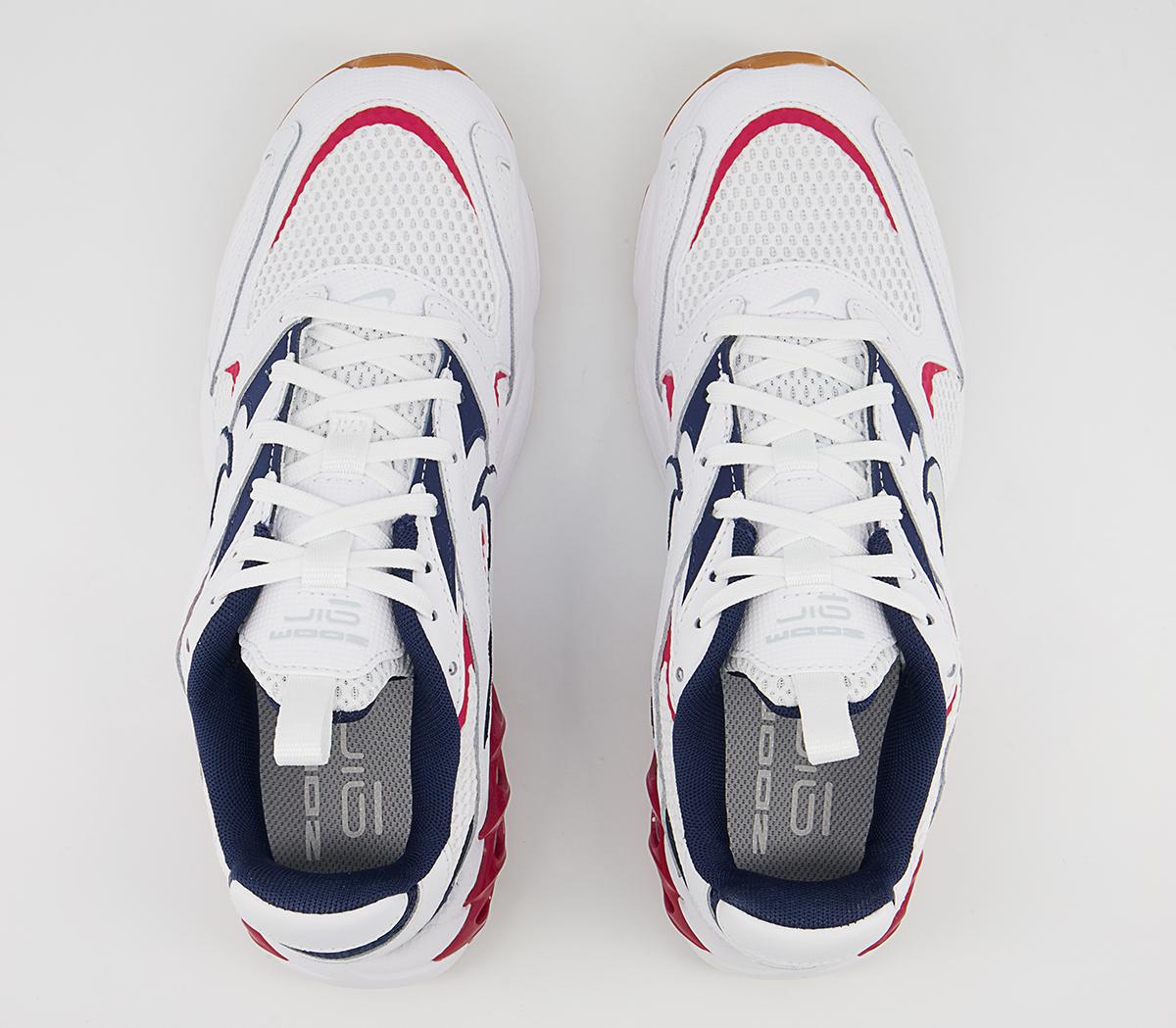 white zoom air fire trainers