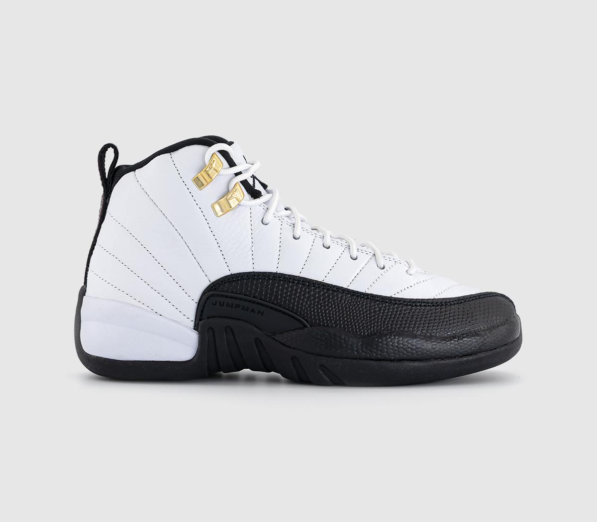 JordanAir Jordan 12 Retro GSWhite Black Taxi