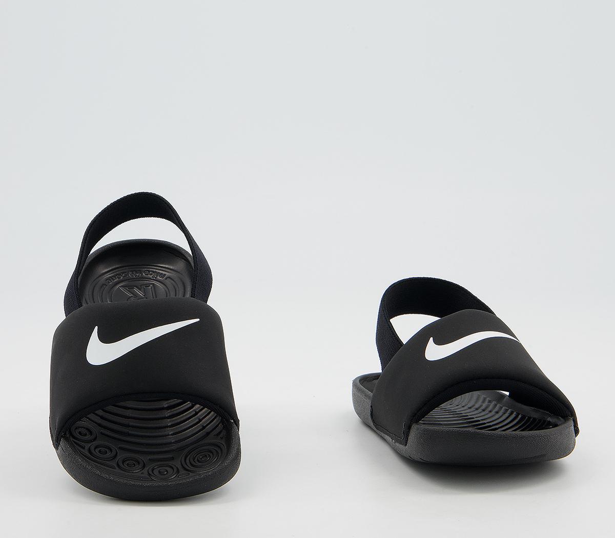 nike kawa slides infant black