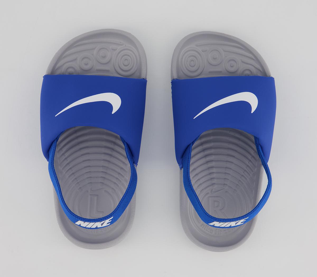 Nike Kawa Infant Slides Nike Kawa Infant Slides Hyper Cobalt Wolf Grey