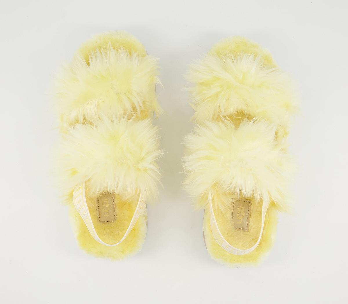 UGGFluff Sugar Sustainable SandalsYellow