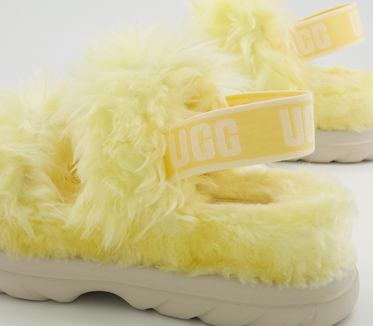 UGGFluff Sugar Sustainable SandalsYellow