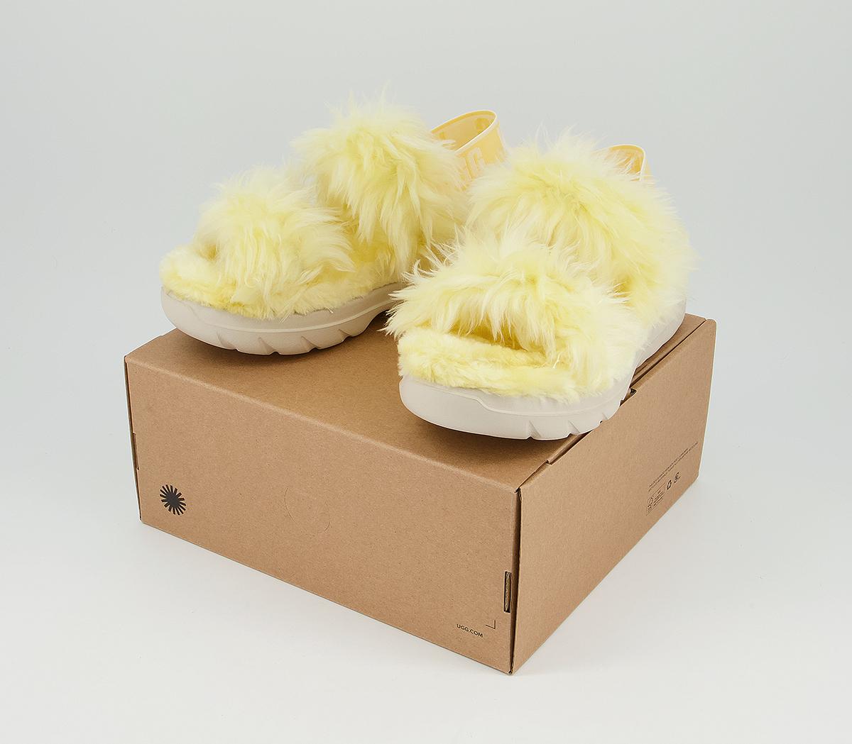 UGGFluff Sugar Sustainable SandalsYellow