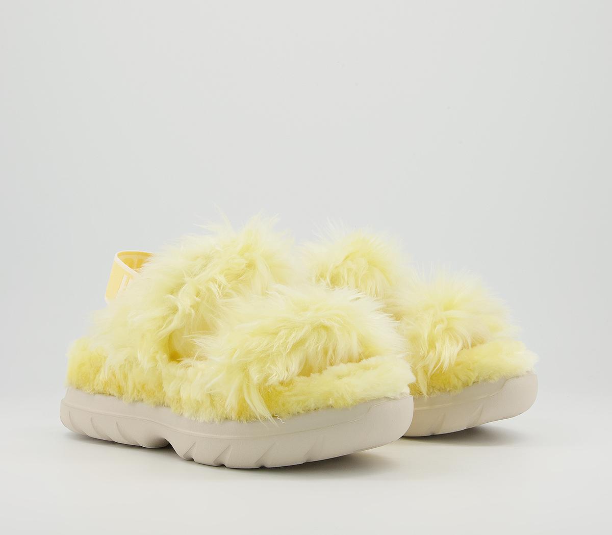 UGGFluff Sugar Sustainable SandalsYellow