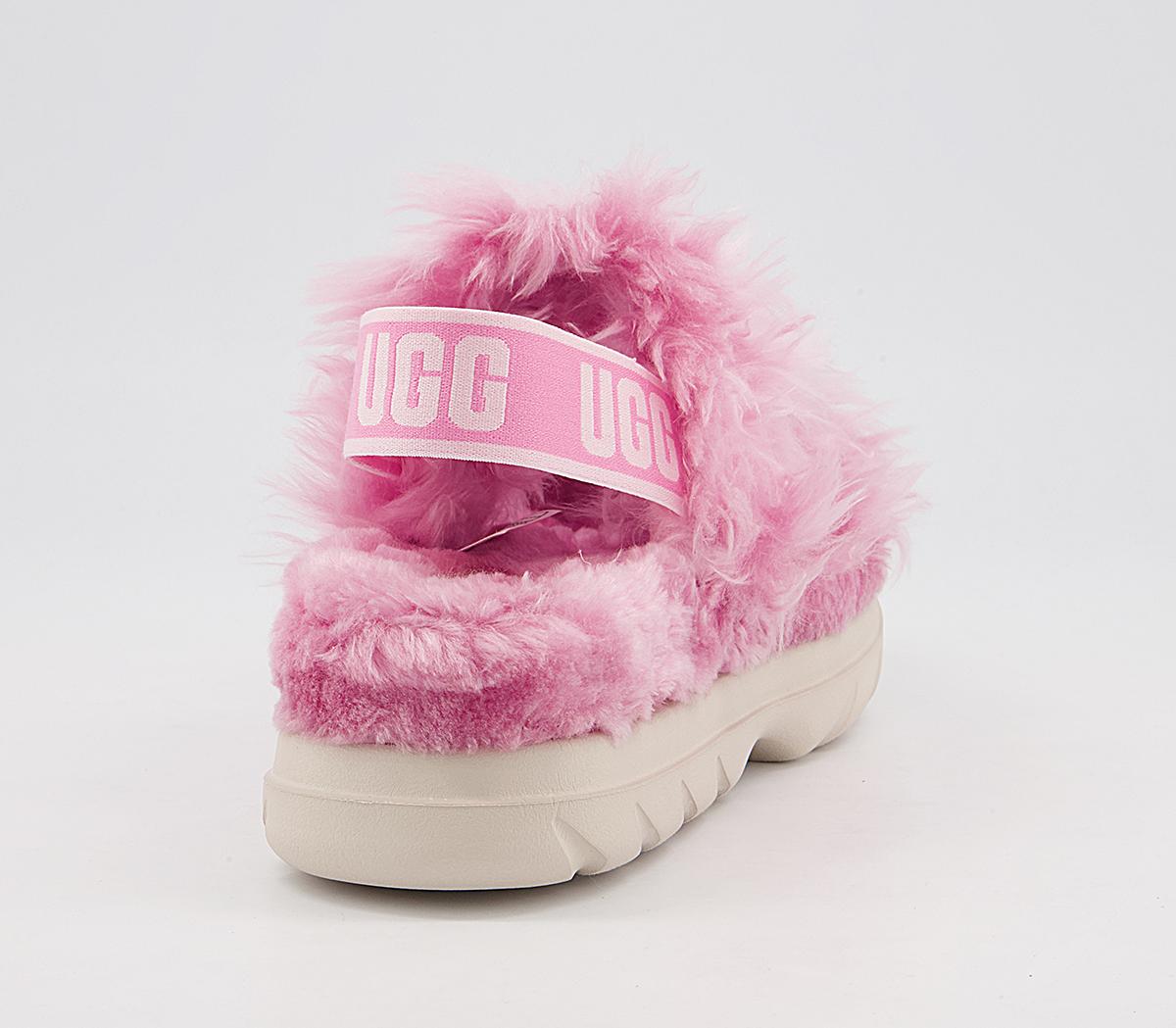 UGG Fluff Sugar Sustainable Sandals Pink - Women's Sandals