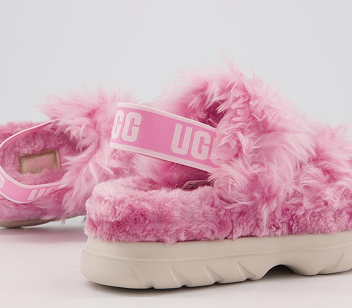 UGG Fluff Sugar Sustainable Sandals Pink - Women's Sandals