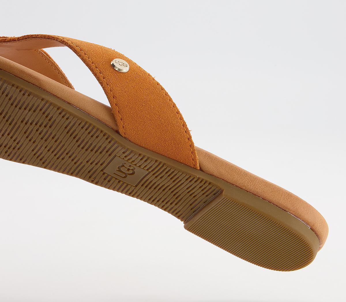 UGG Tuolumne Flip Flops UGG Tuolumne Flip Flops California Poppy Suede