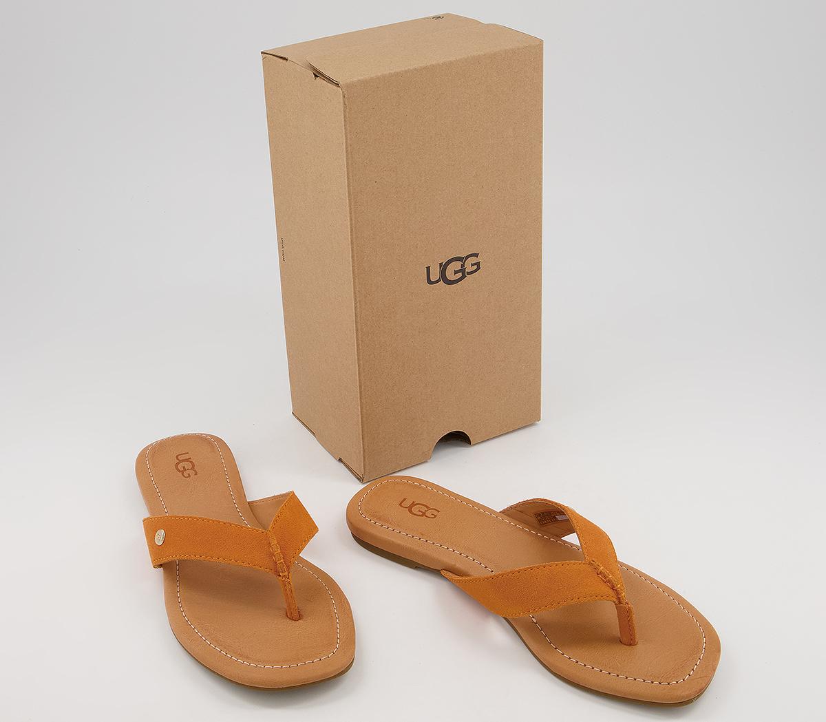 UGG Tuolumne Flip Flops UGG Tuolumne Flip Flops California Poppy Suede