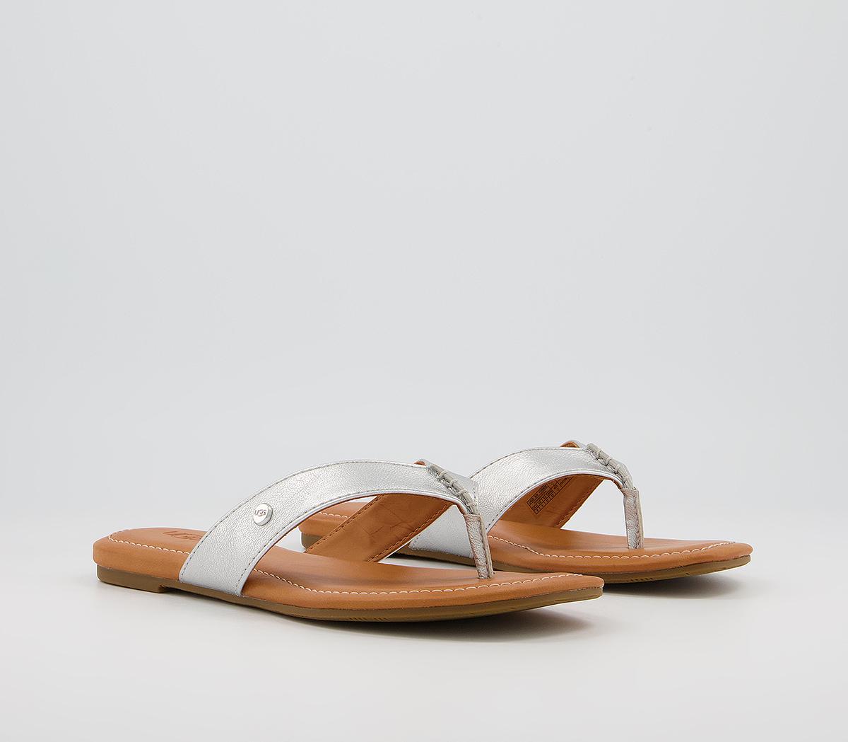 UGG Tuolumne Flip Flops UGG Tuolumne Flip Flops Silver