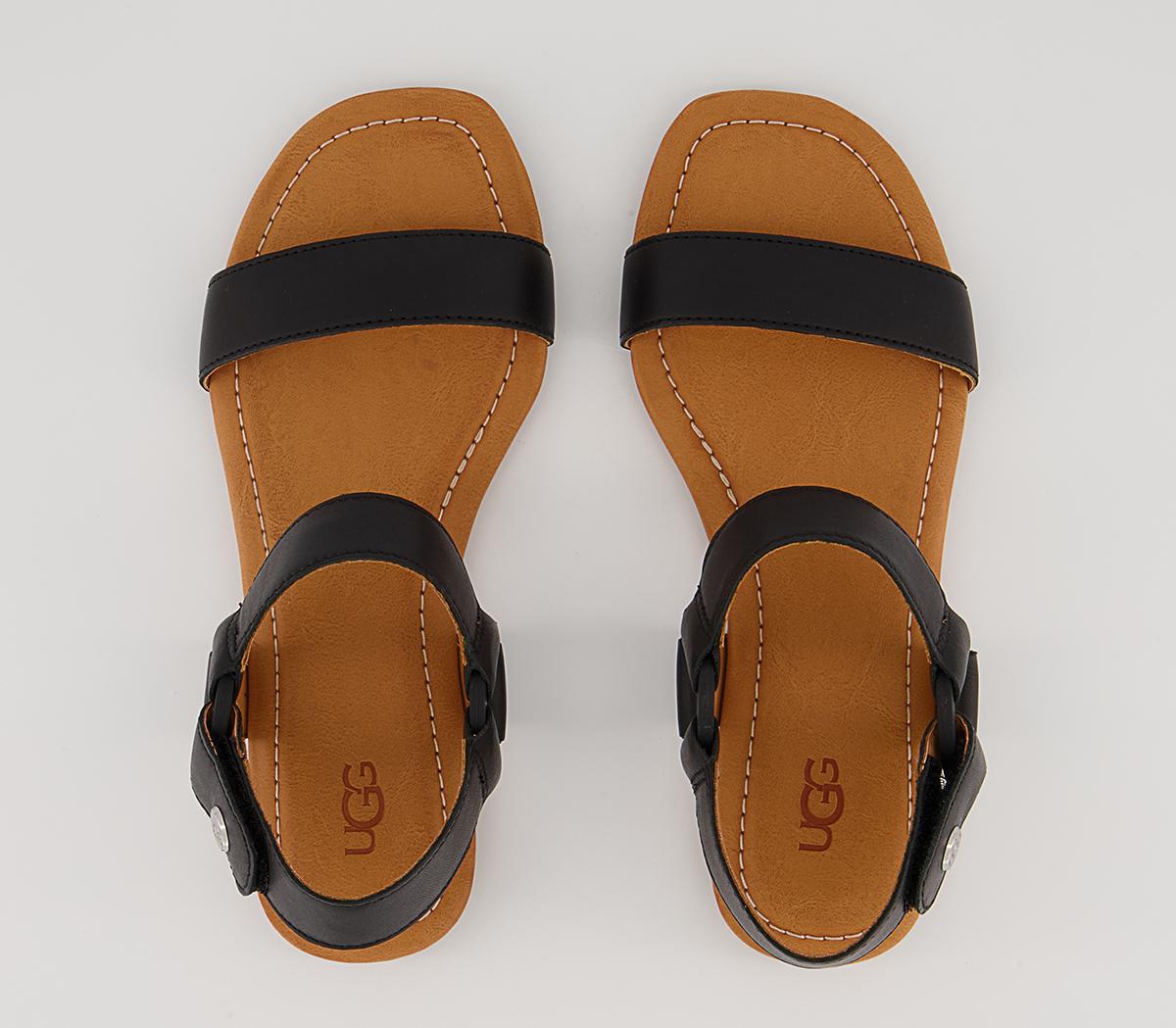 UGG Rynell Sandals UGG Rynell Sandals Black Leather