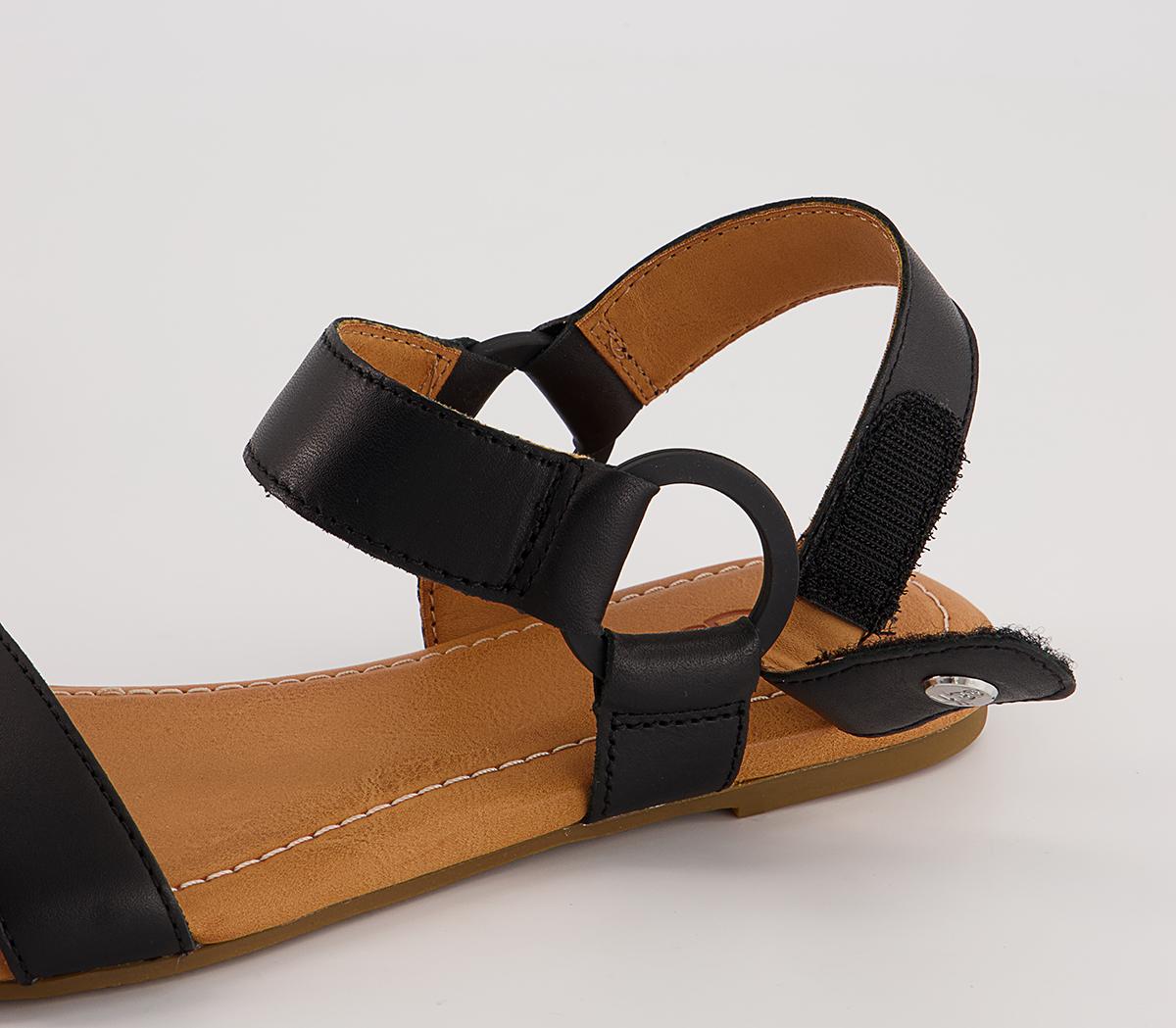 UGG Rynell Sandals UGG Rynell Sandals Black Leather