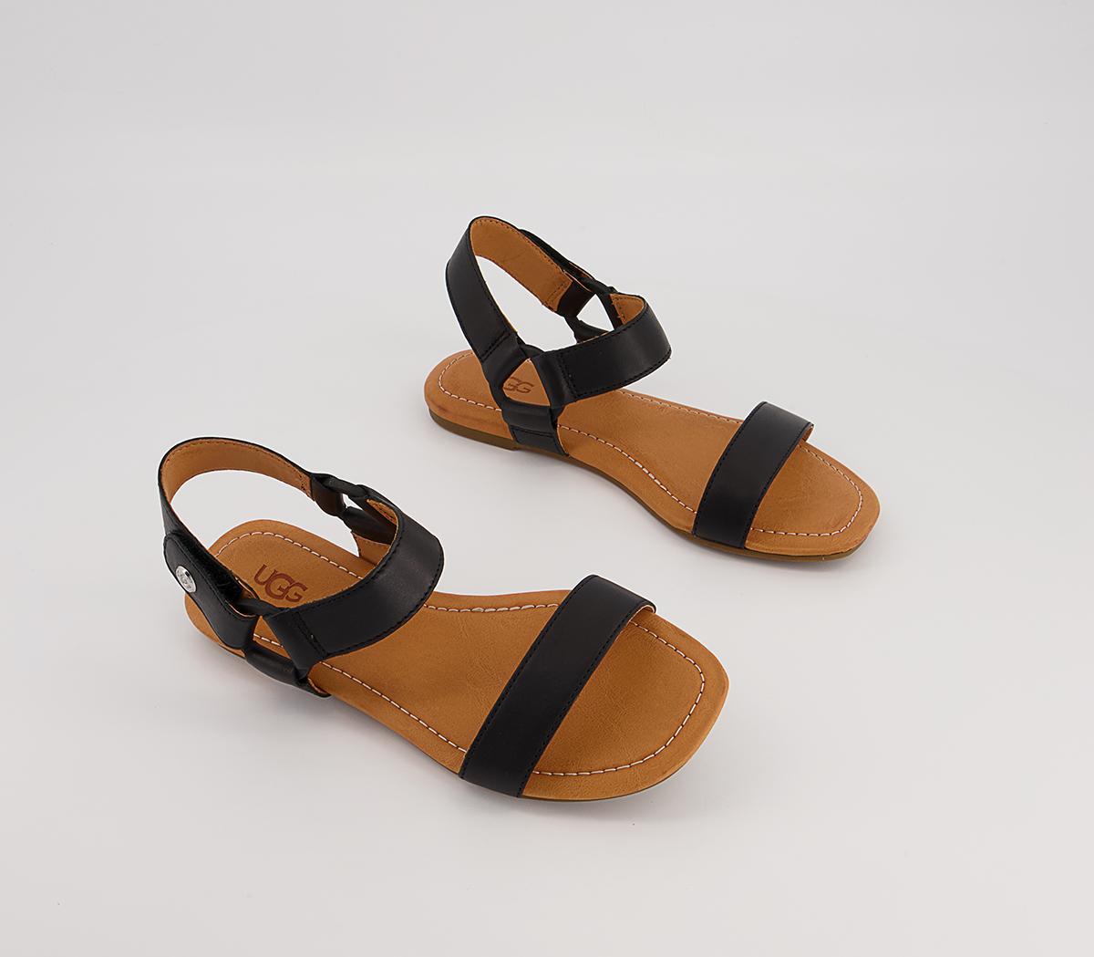 UGG Rynell Sandals UGG Rynell Sandals Black Leather