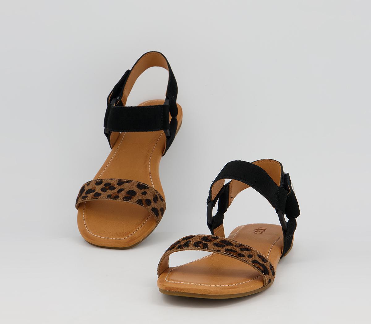 UGG Rynell Sandals UGG Rynell Sandals Black Leopard
