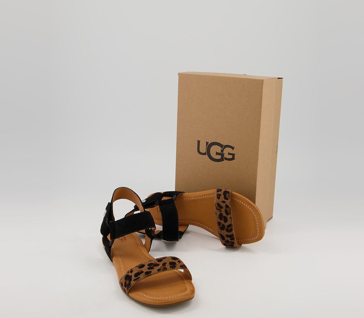 UGG Rynell Sandals UGG Rynell Sandals Black Leopard