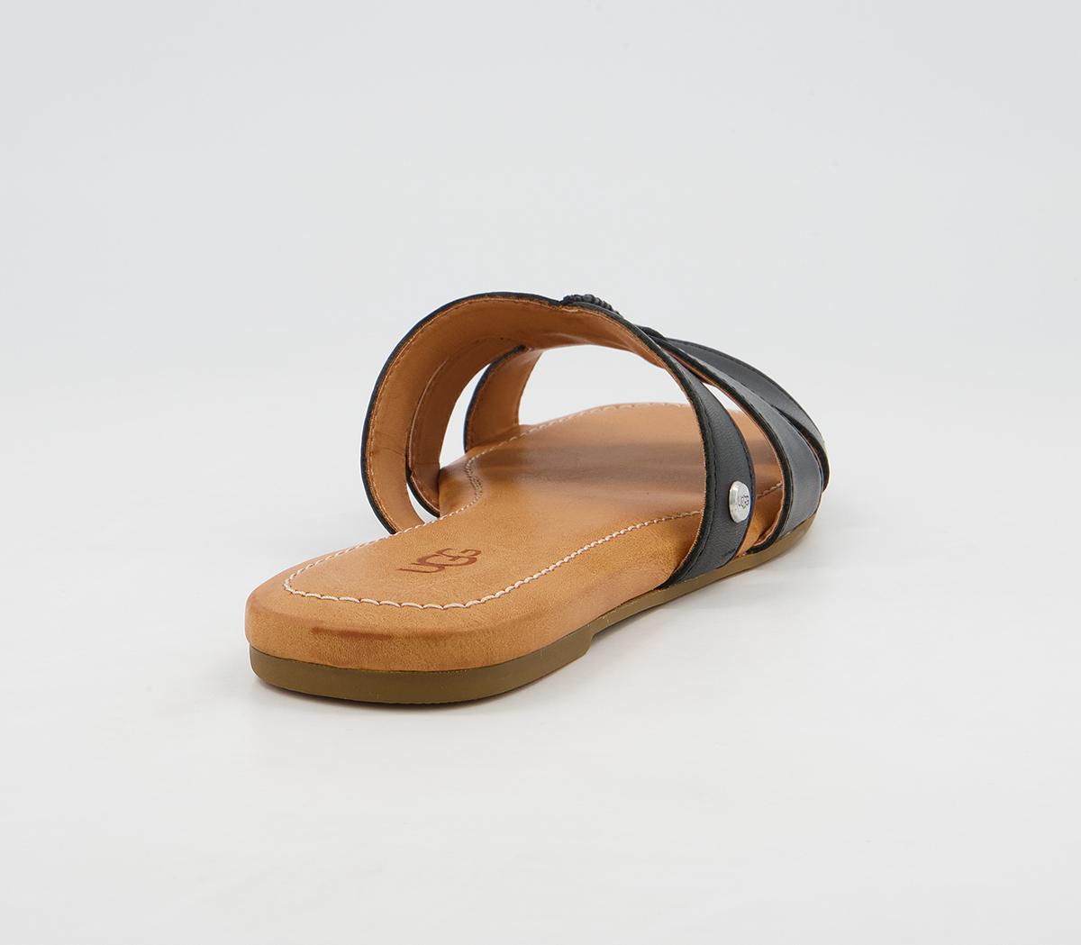 UGG Teague Sandals UGG Teague Sandals Black Leather